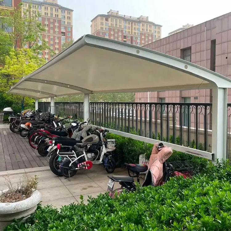 商丘膜结构电动车棚